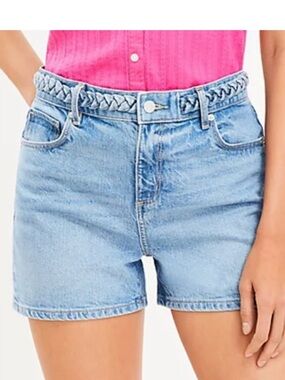EUC Made and Loved Loft The Cut off denim shorts